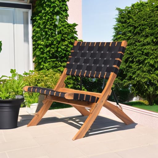 Balkene Home folded chair compact for storage saving space and simplifying transport