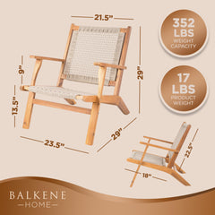 Balkene Home side profile showing reclining armchair comfort and supportive frame