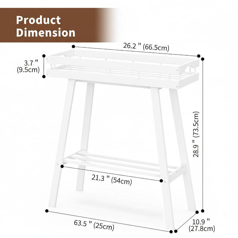 BAMBANG plant stand next to chair showing height and scale for small rooms