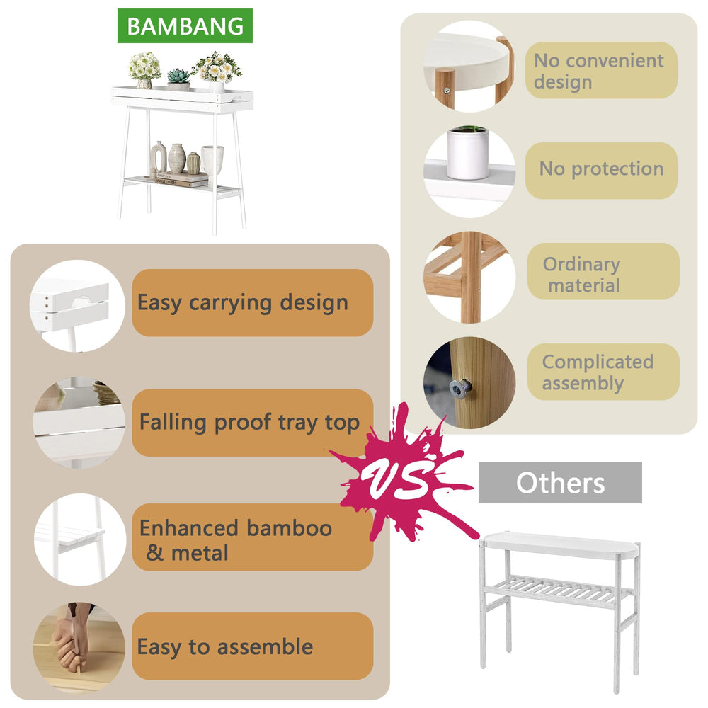 BAMBANG stand on covered balcony setting showing versatile indoor use