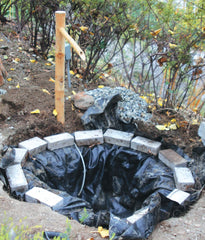 Bamboo Accents detail of ground anchoring and stable base for secure installation benefit