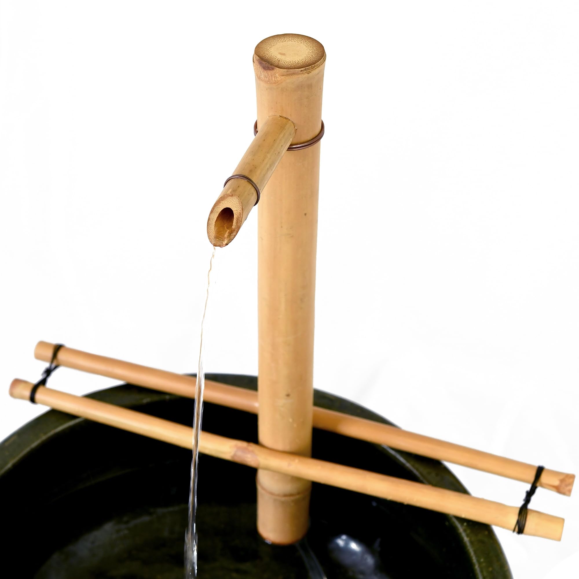 Bamboo Accents pump and tubing laid out for easy installation and setup
