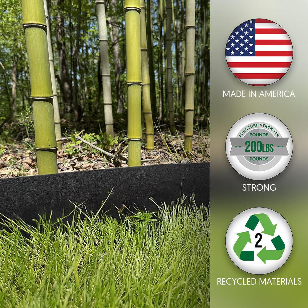 Bamboo Shield installed in trench demonstrating containment and water control