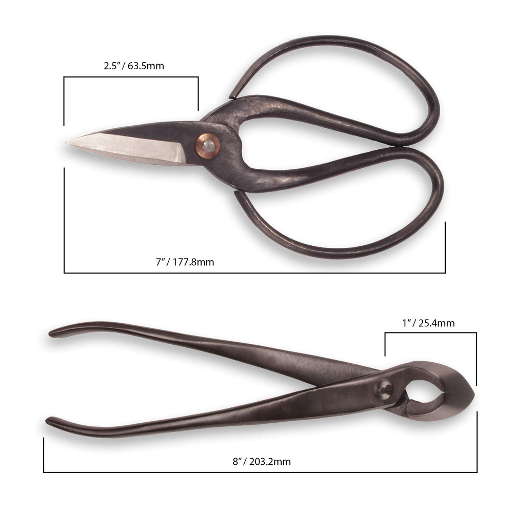BambooMN tool pair in hand showing scale and user control