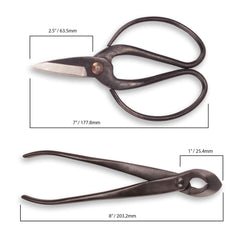 BambooMN tool pair in hand showing scale and user control