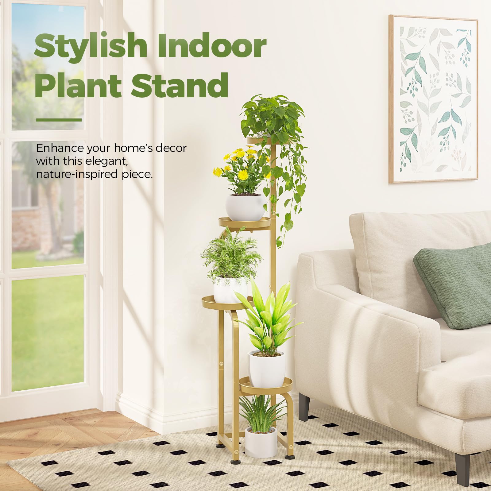 Bamworld adjustable feet detail ensuring level stability on uneven indoor or outdoor floors