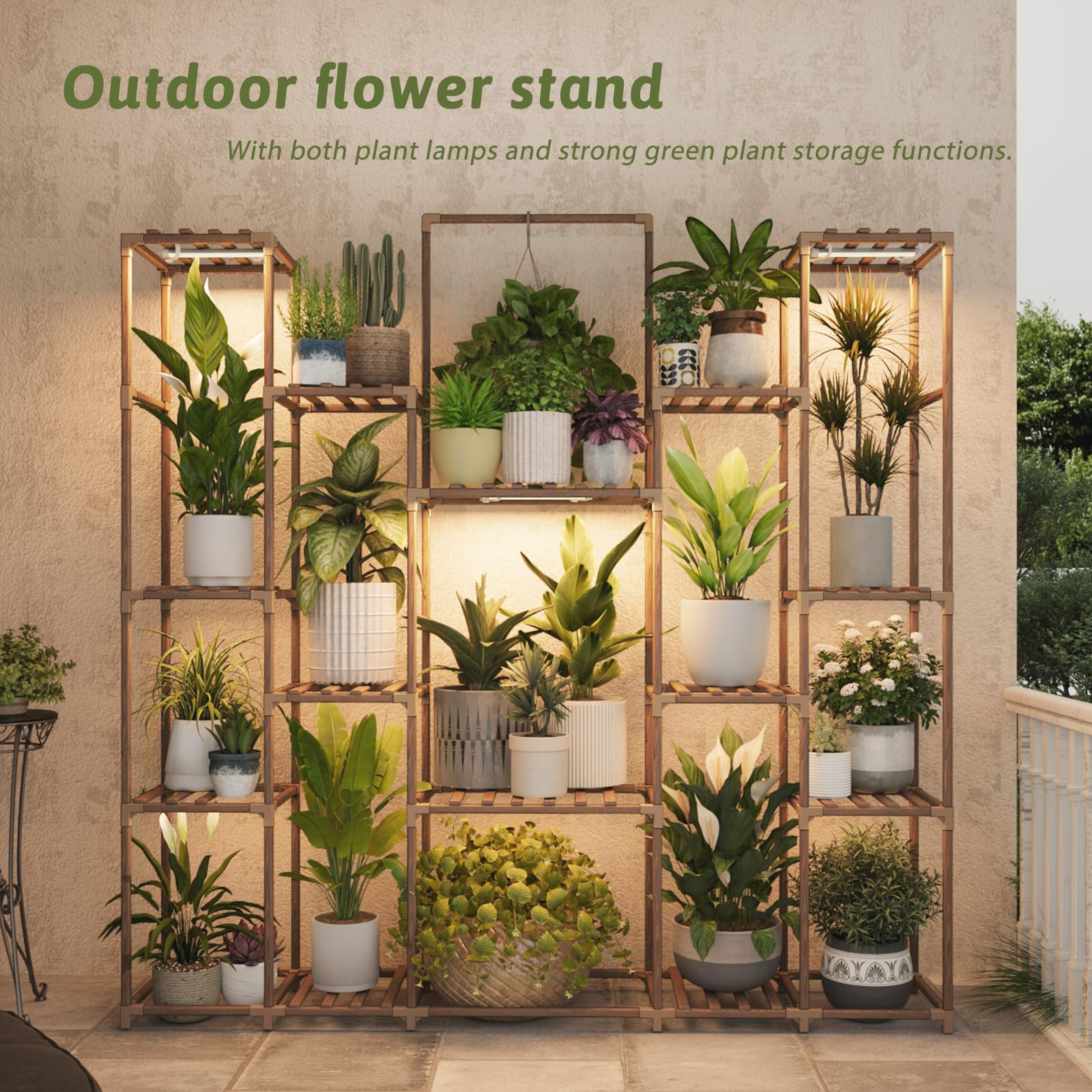 Bamworld closeup solid wood tray highlighting sturdy chemical-free construction benefit
