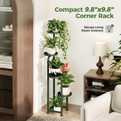 Bamworld staged with plants in a living room benefit space-saving display