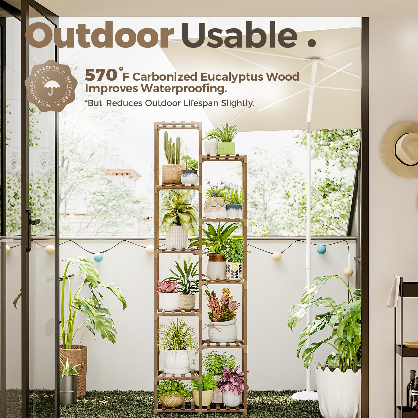 Bamworld installed in a corner living room to maximize floor space and style