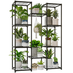 Bamworld front view showing full 10-tier display and space-saving benefit