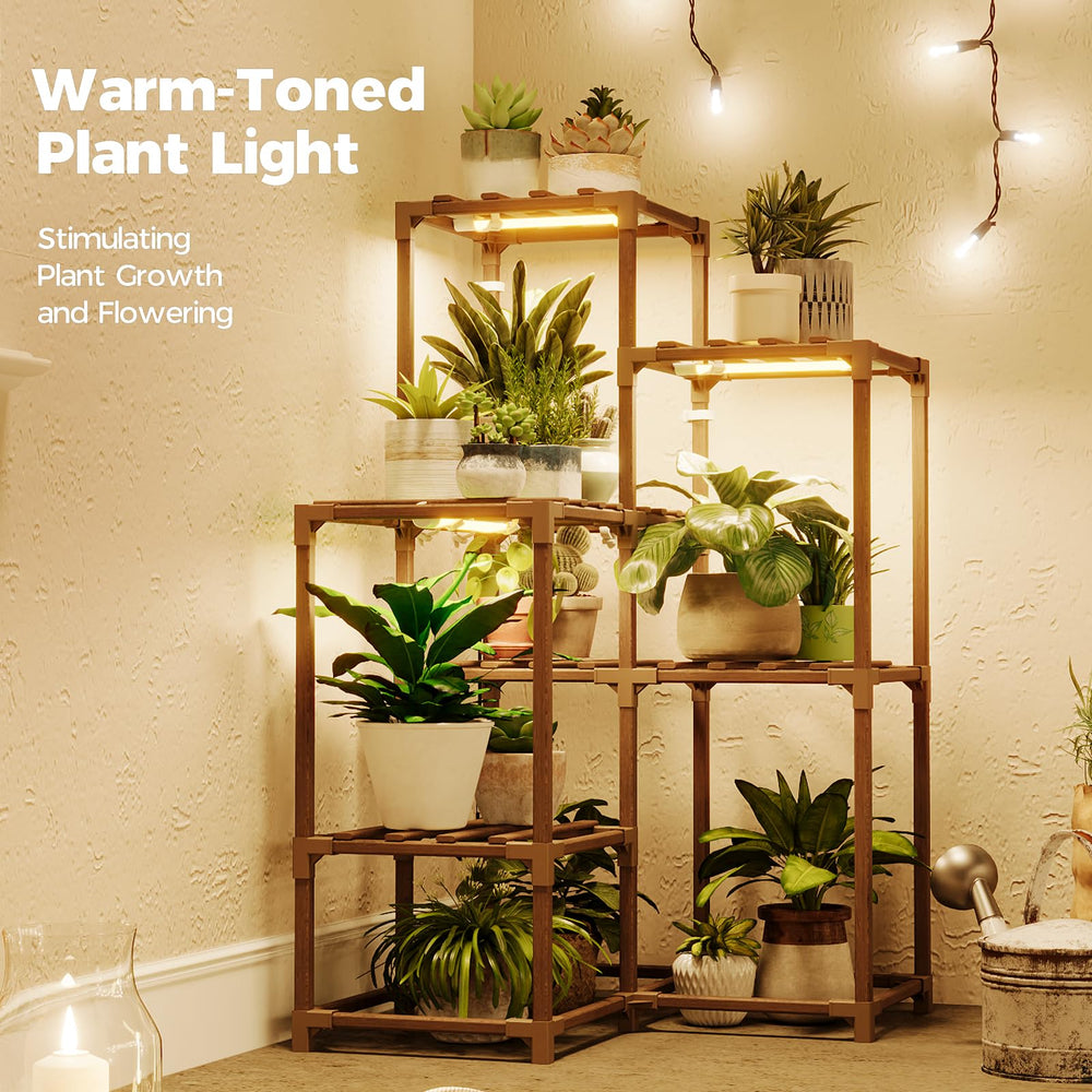 Bamworld grow light close-up highlighting adjustable tubes and even illumination