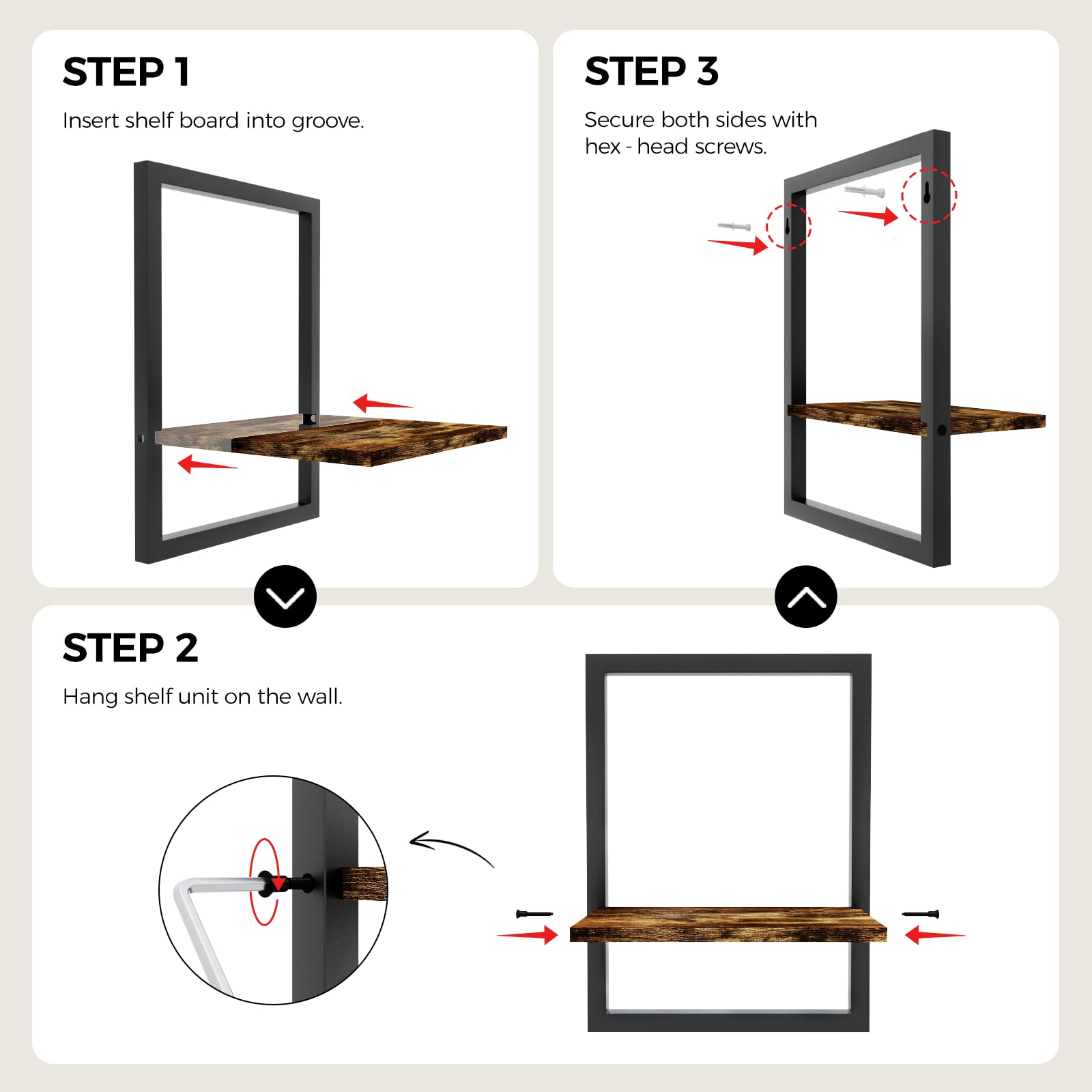 Bamworld label and mounting hardware shown for simple installation and reliable support