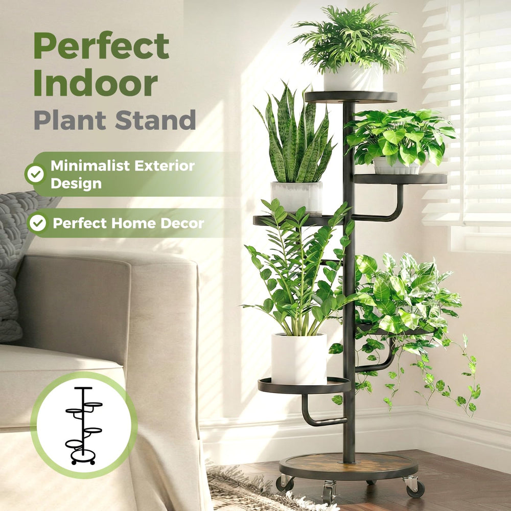 Bamworld filled with multiple pots illustrating layered display and sunlight access