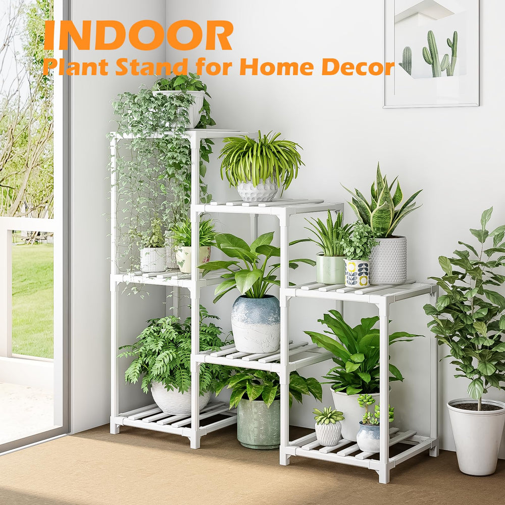 Bamworld styled in living room demonstrating decor enhancement and plant display benefit
