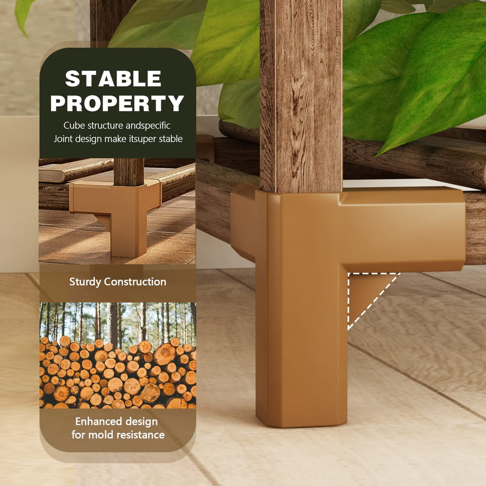 Bamworld shelf closeup carbonized wood grain shows texture and durability benefit