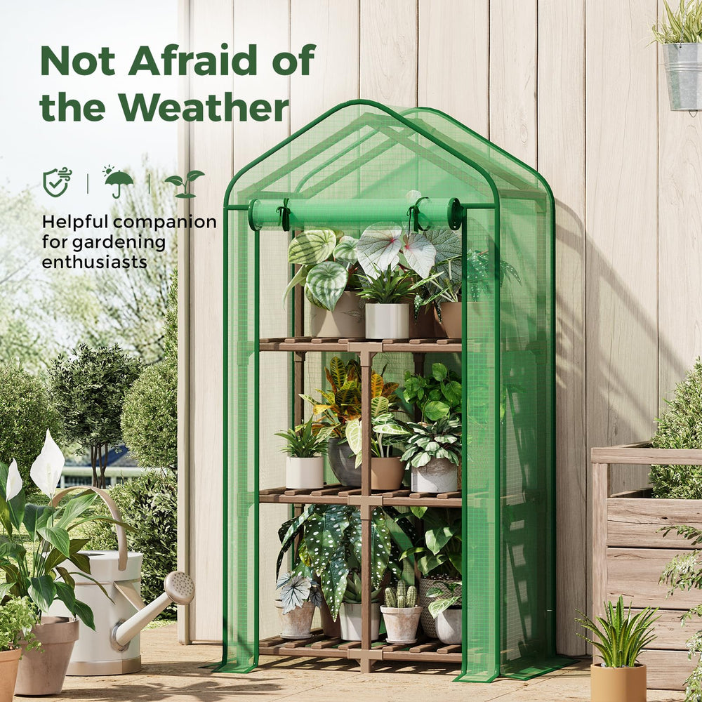 Bamworld closeup of removable shelf highlighting sturdy metal support for pots