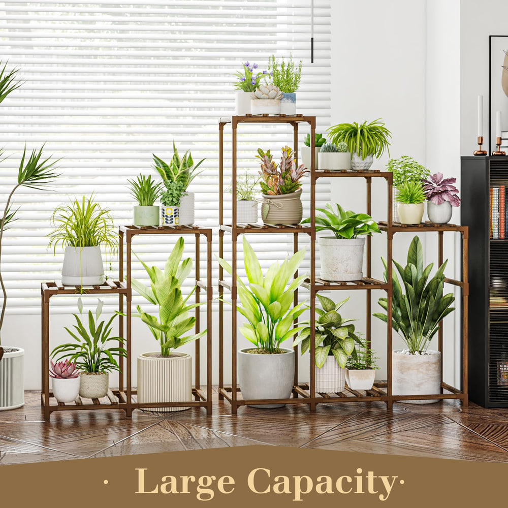 Bamworld side profile highlighting tall shelf 24.8-inch clearance for taller plants