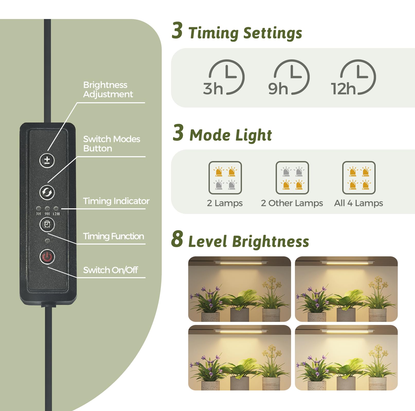 Bamworld side view filled with plants showing vertical display and space savings benefit