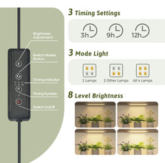 Bamworld side view filled with plants showing vertical display and space savings benefit
