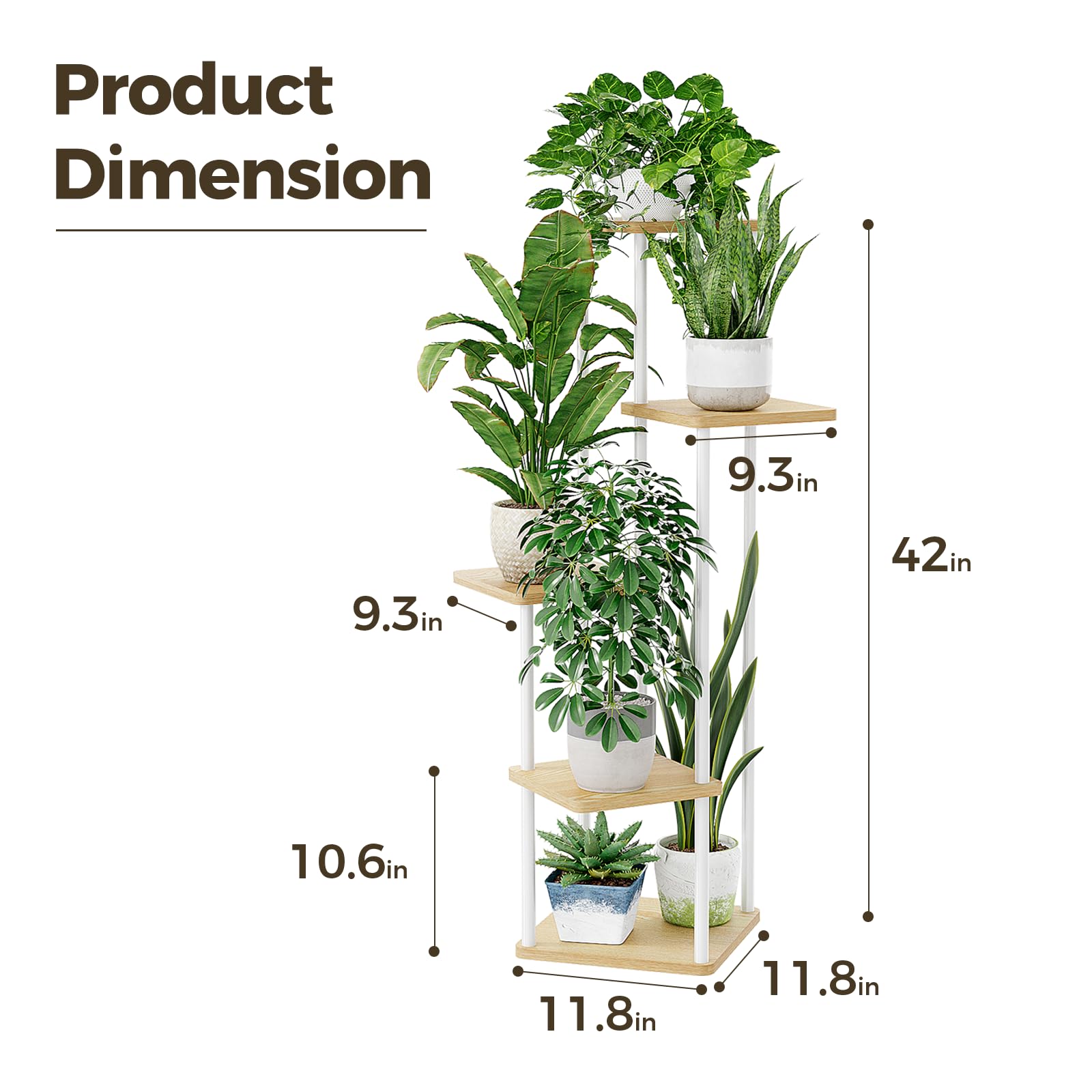 Bamworld stand next to chair for size comparison showing scale benefit