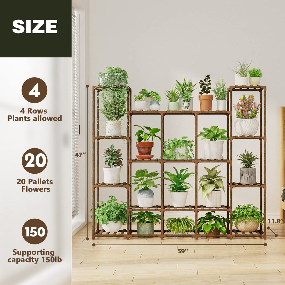Bamworld with plants living room display demonstrates styling and space-saving benefit