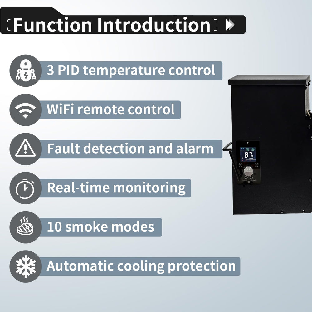 Banbitebq app on phone screen showing remote control and real-time monitoring