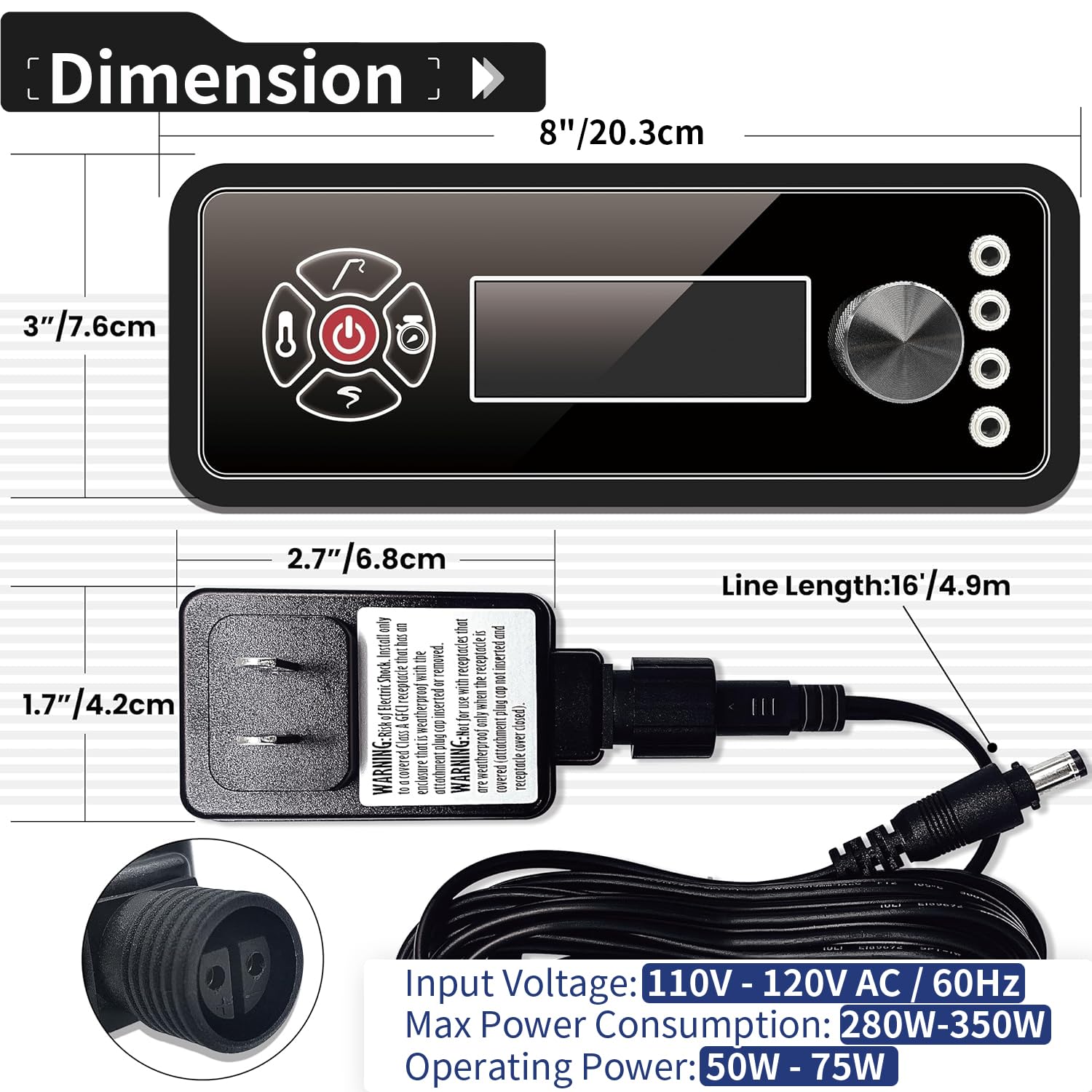 Banbitebq probe connected with active display showing precise temperature tracking
