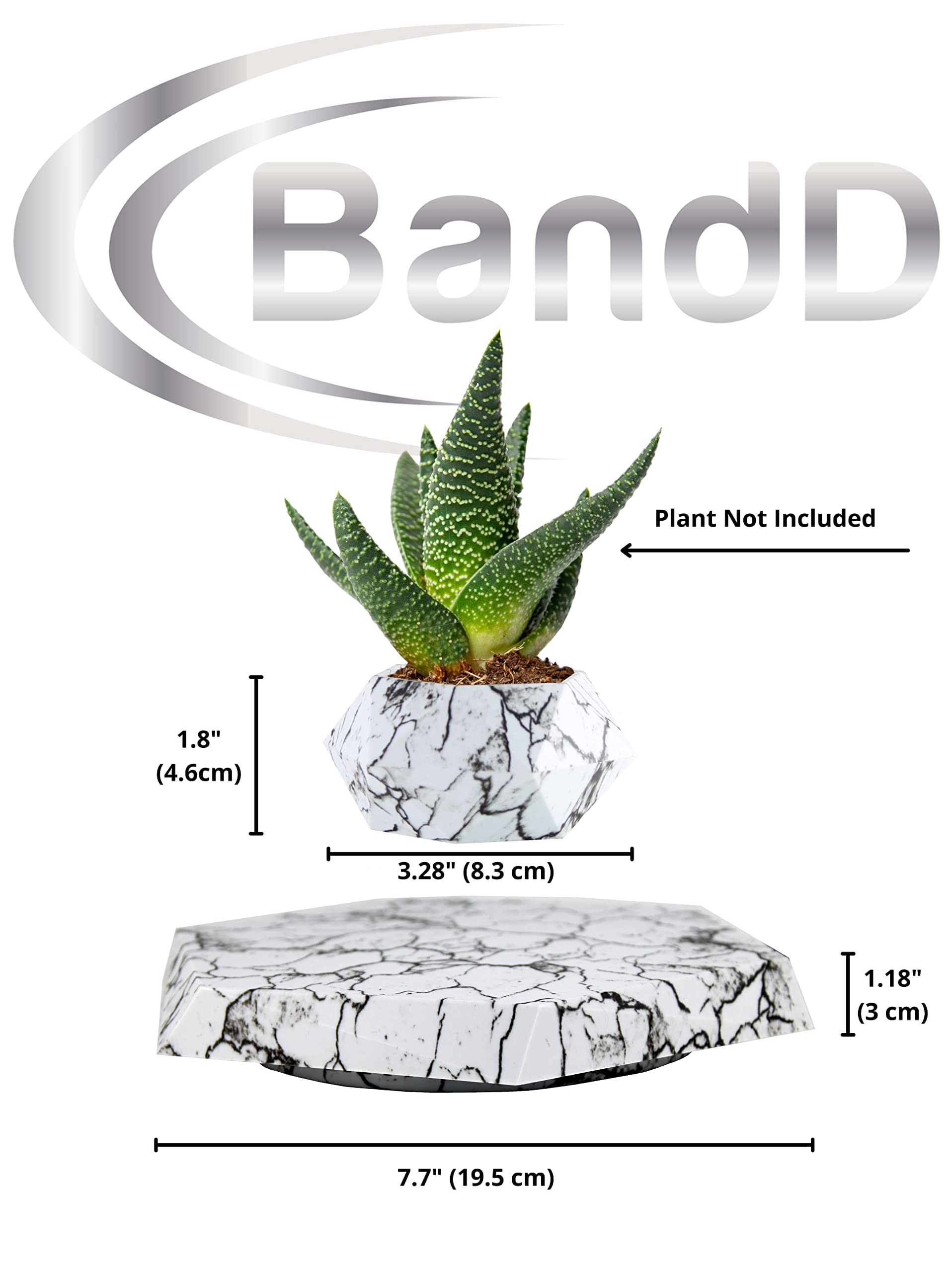 BandD size comparison on desk showing scale and workspace fit