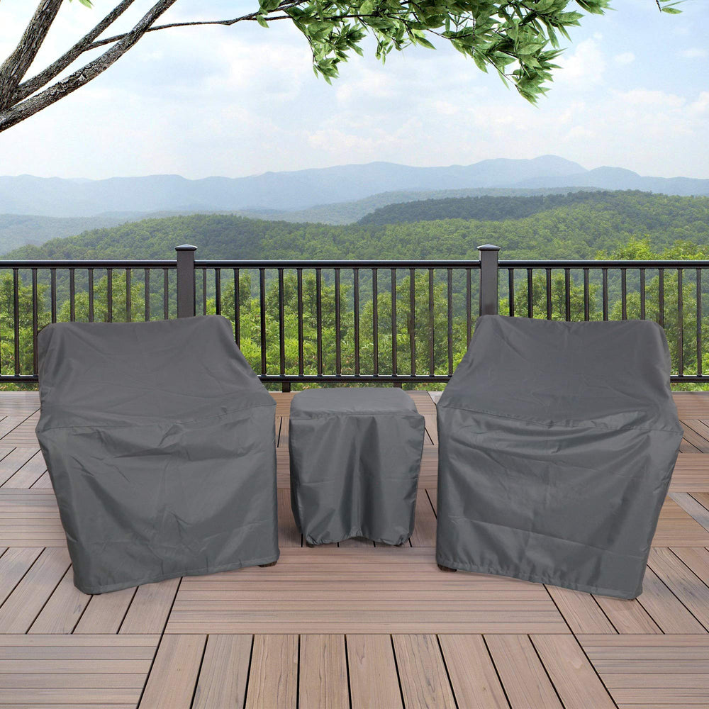 BANER GARDEN adjustable cord lock shown securing cover against wind