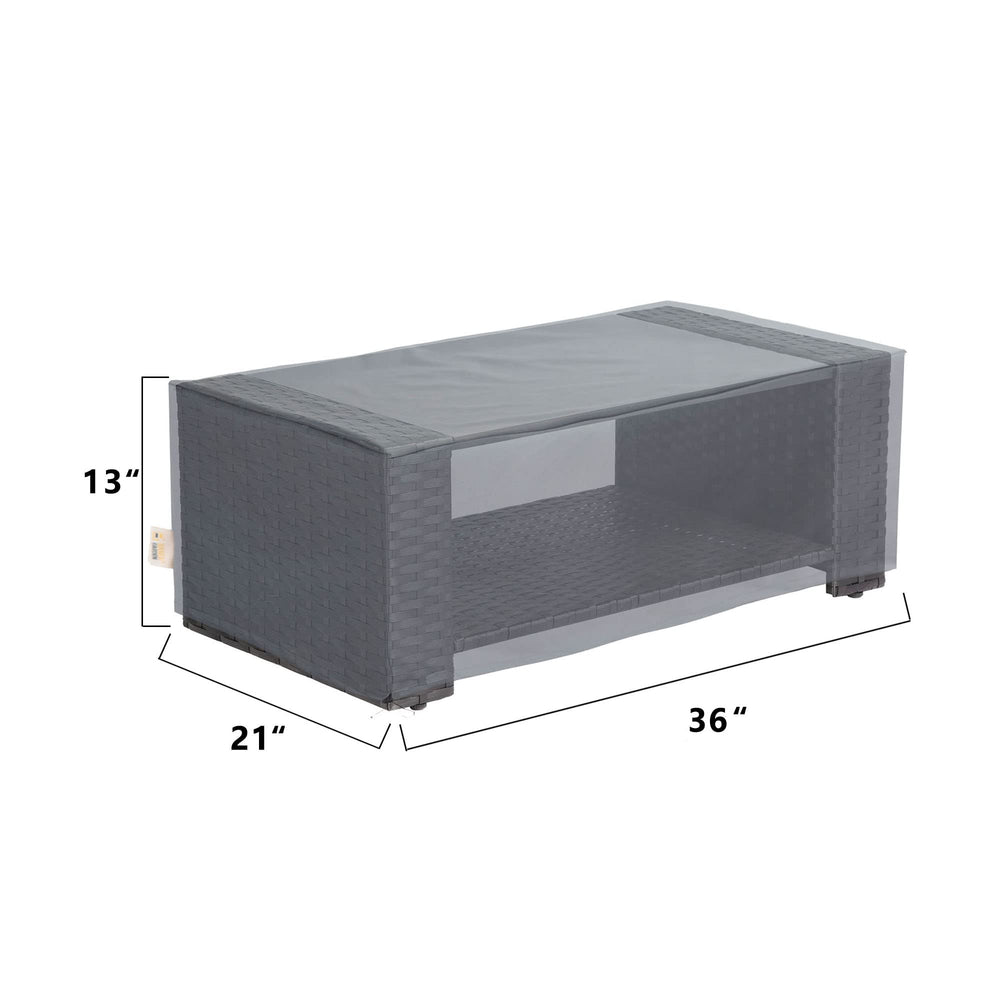 BANER GARDEN coffee table cover top view showing waterproof surface protection