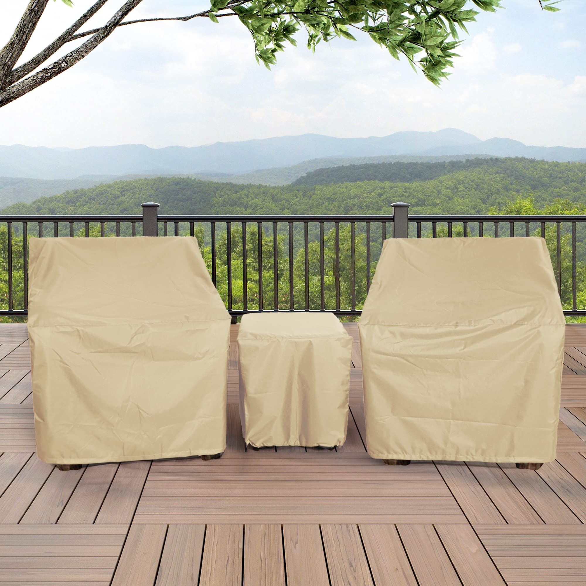 BANER GARDEN adjustable drawstring bottom shown for secure, windproof fit