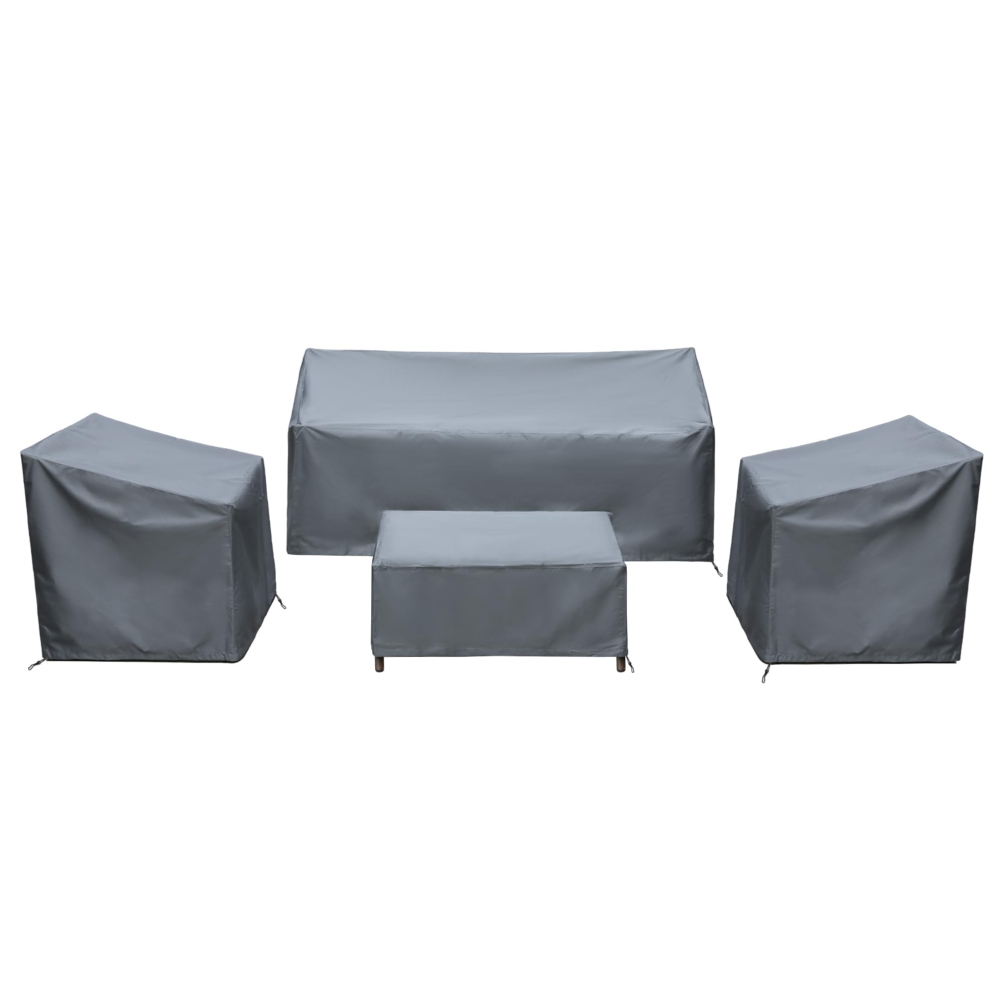 BANER GARDEN front view of full covered 4-piece set showing complete protection