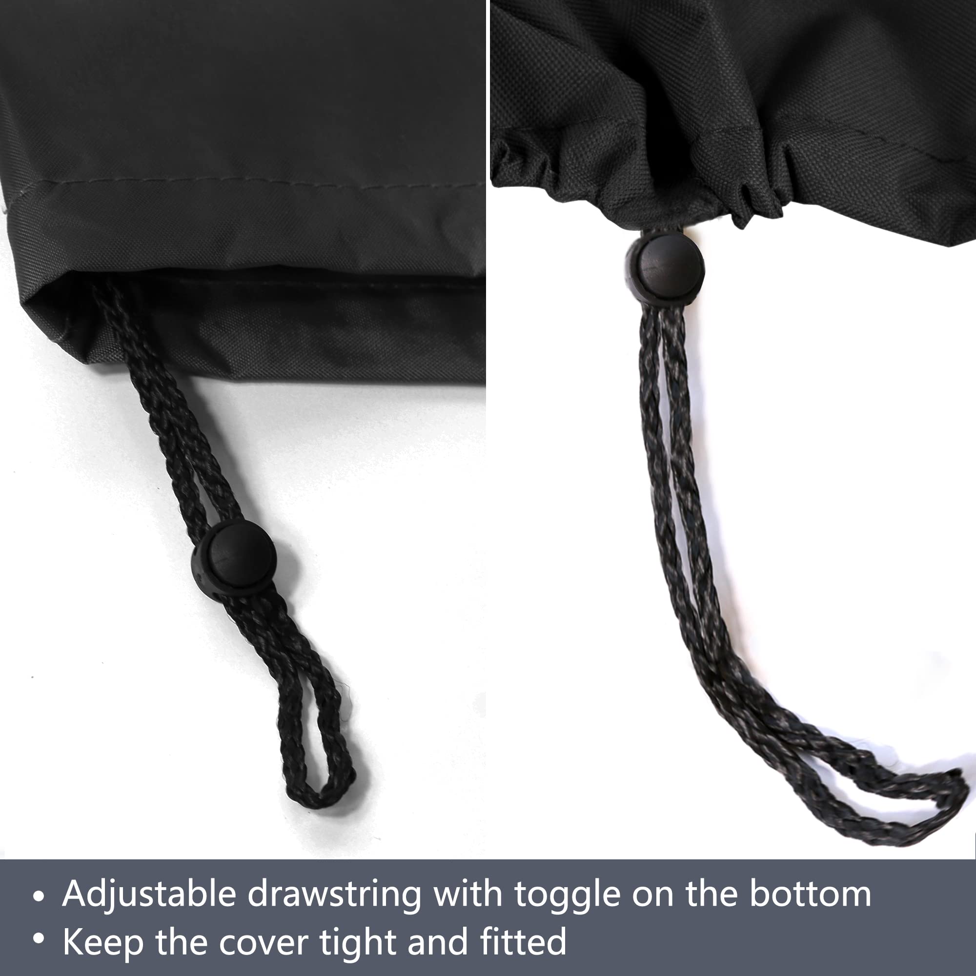 BANER GARDEN cover beside measuring tape to show sizing guidance for buyers