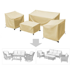BANER GARDEN close-up showing sofa cover fit and room for cushions benefit