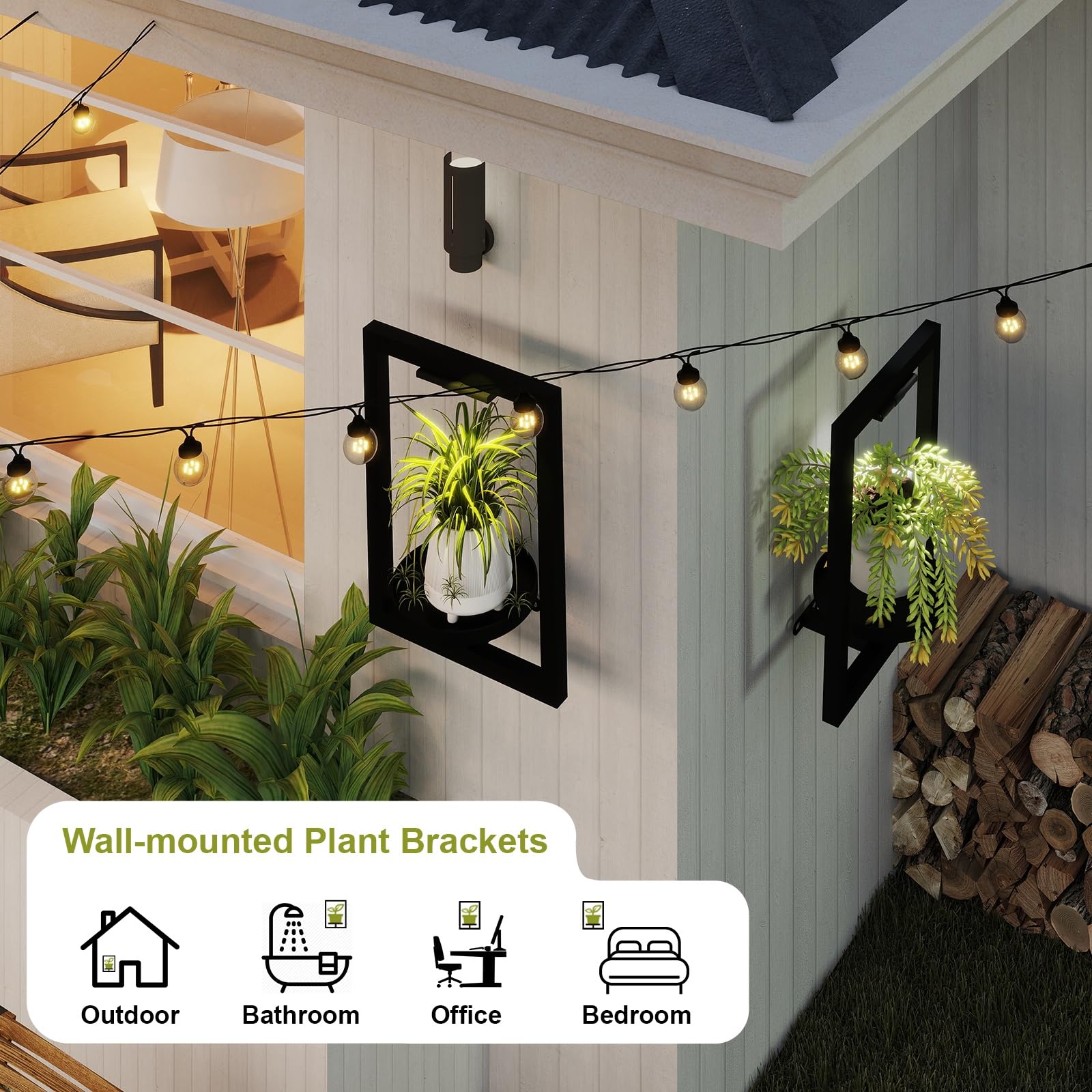 BAOYOUNI close-up of full-spectrum LED strip highlighting consistent light for plant growth