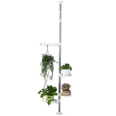 BAOYOUNI front view showing 3 trays and hanger, space-saving display