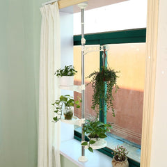 BAOYOUNI hanging arm with plant, versatile hanging and storage benefit