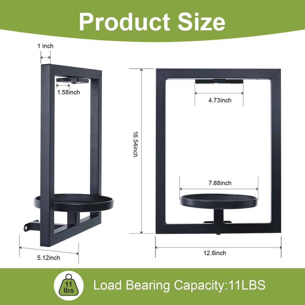 BAOYOUNI mounting hardware and backplate detail showing easy secure installation