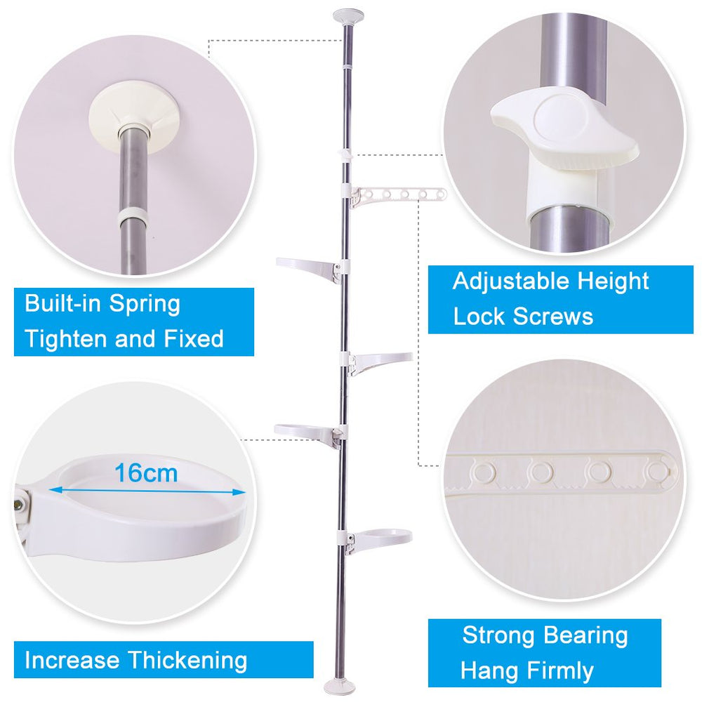 BAOYOUNI top hook with hanging planter demonstrating extra hanging capacity benefit