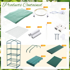 Baquler close-up of plastic-coated steel frame and shelves illustrating sturdy support