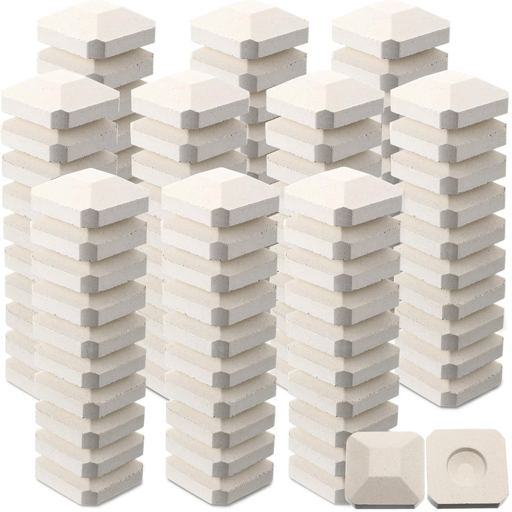 Baquler front view of 100-piece briquette pack showing value and quantity benefit