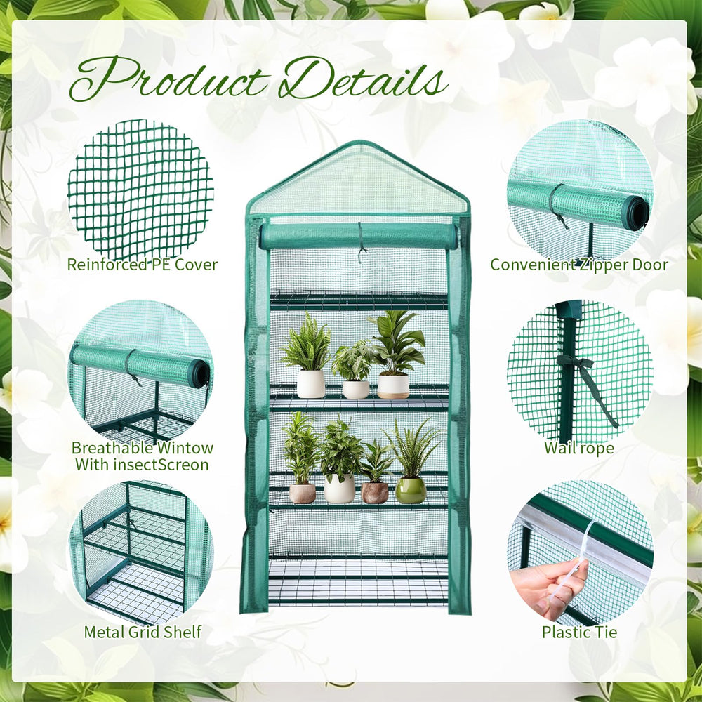Baquler grow lights mounted on shelf delivering consistent light for healthier seedlings