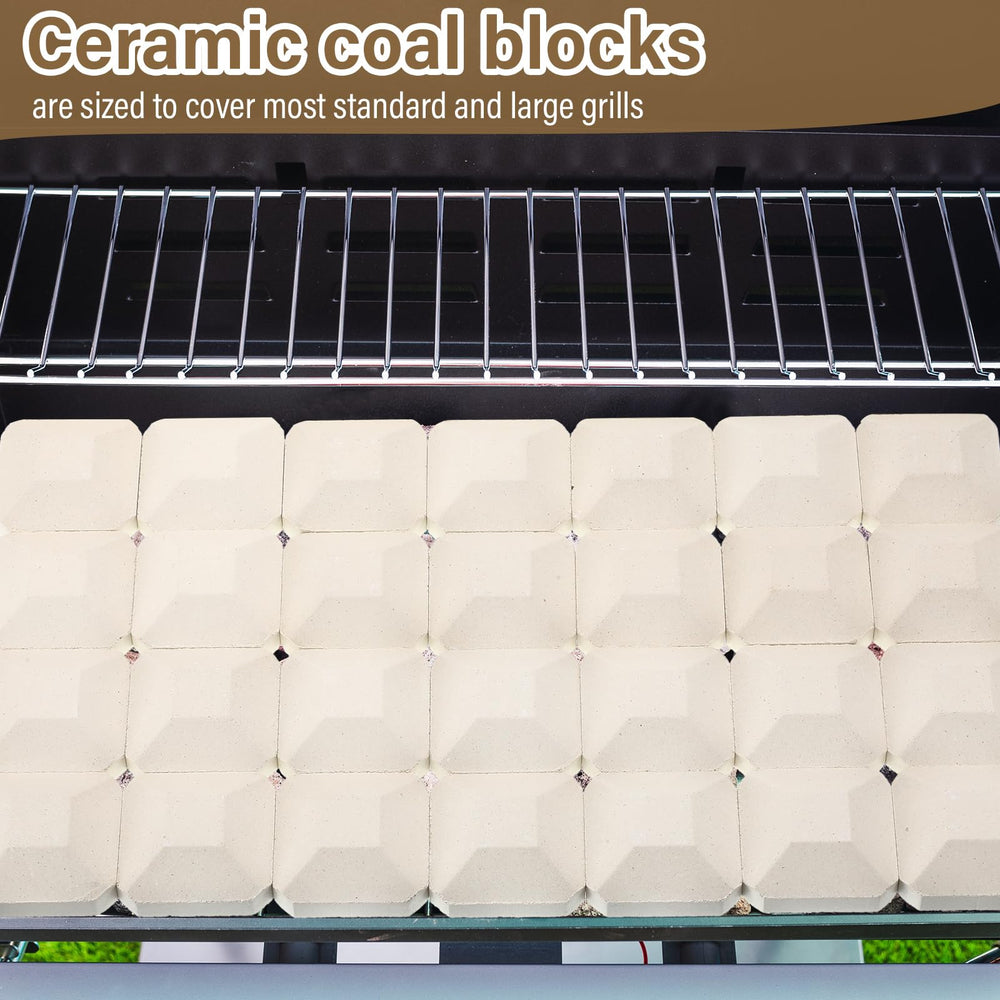 Baquler briquette held in hand to show 2x2 inch scale and easy replacement