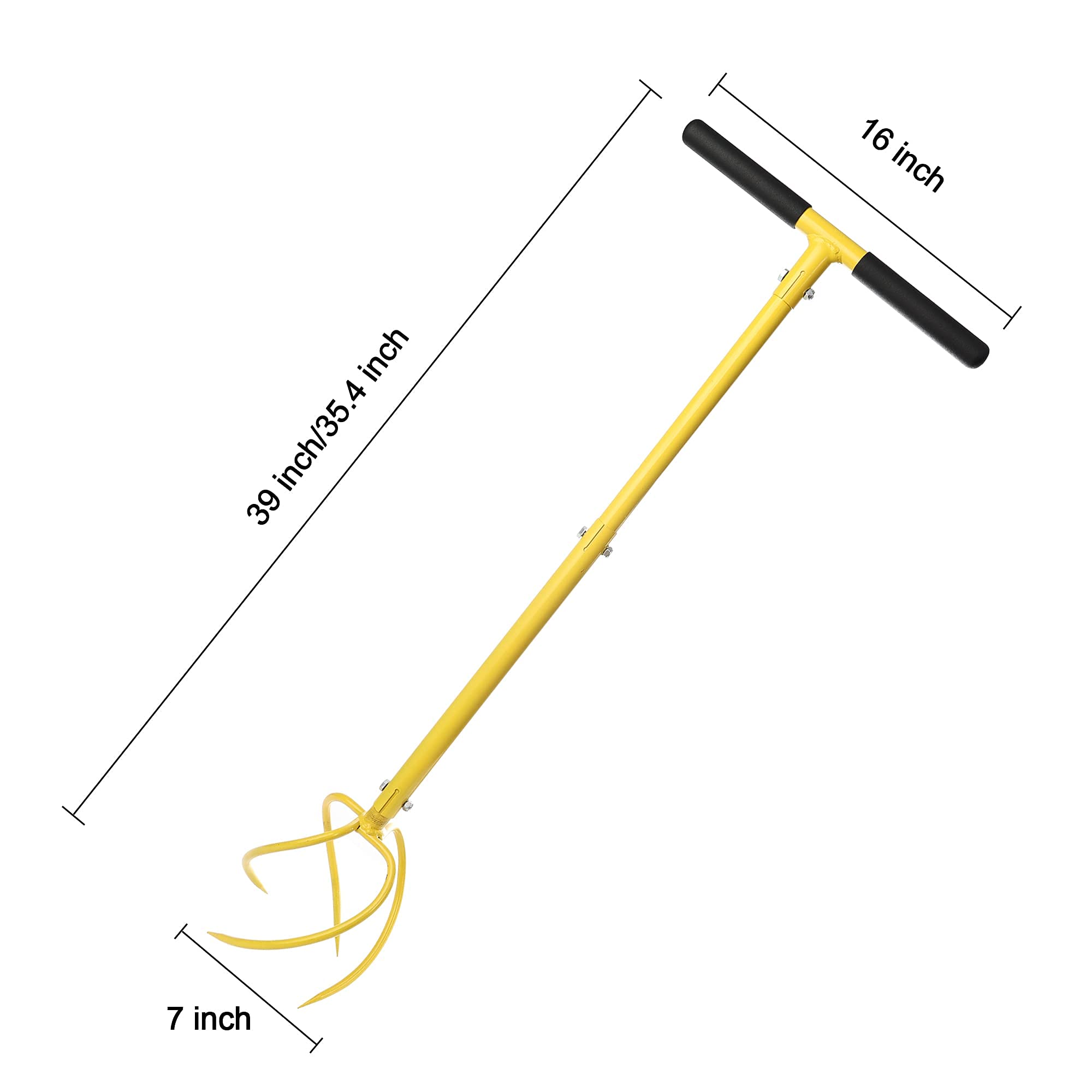 BARAYSTUS handle adjustment detail demonstrating two height positions for comfort