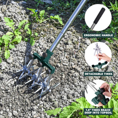 BARAYSTUS soft anti-slip handle grip for comfortable extended gardening