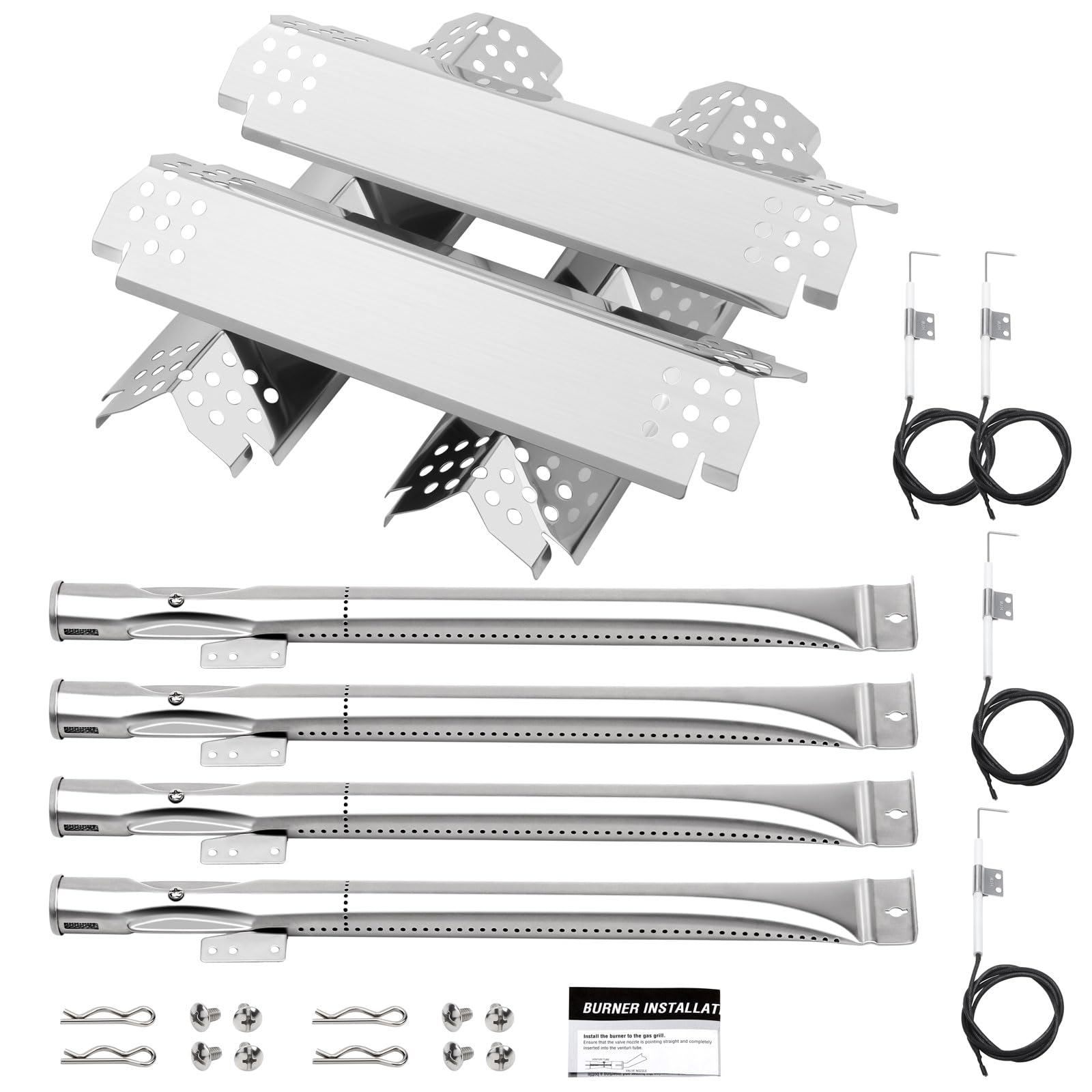 Barbqtime front view kit assembled showing all replacement parts and fast benefits