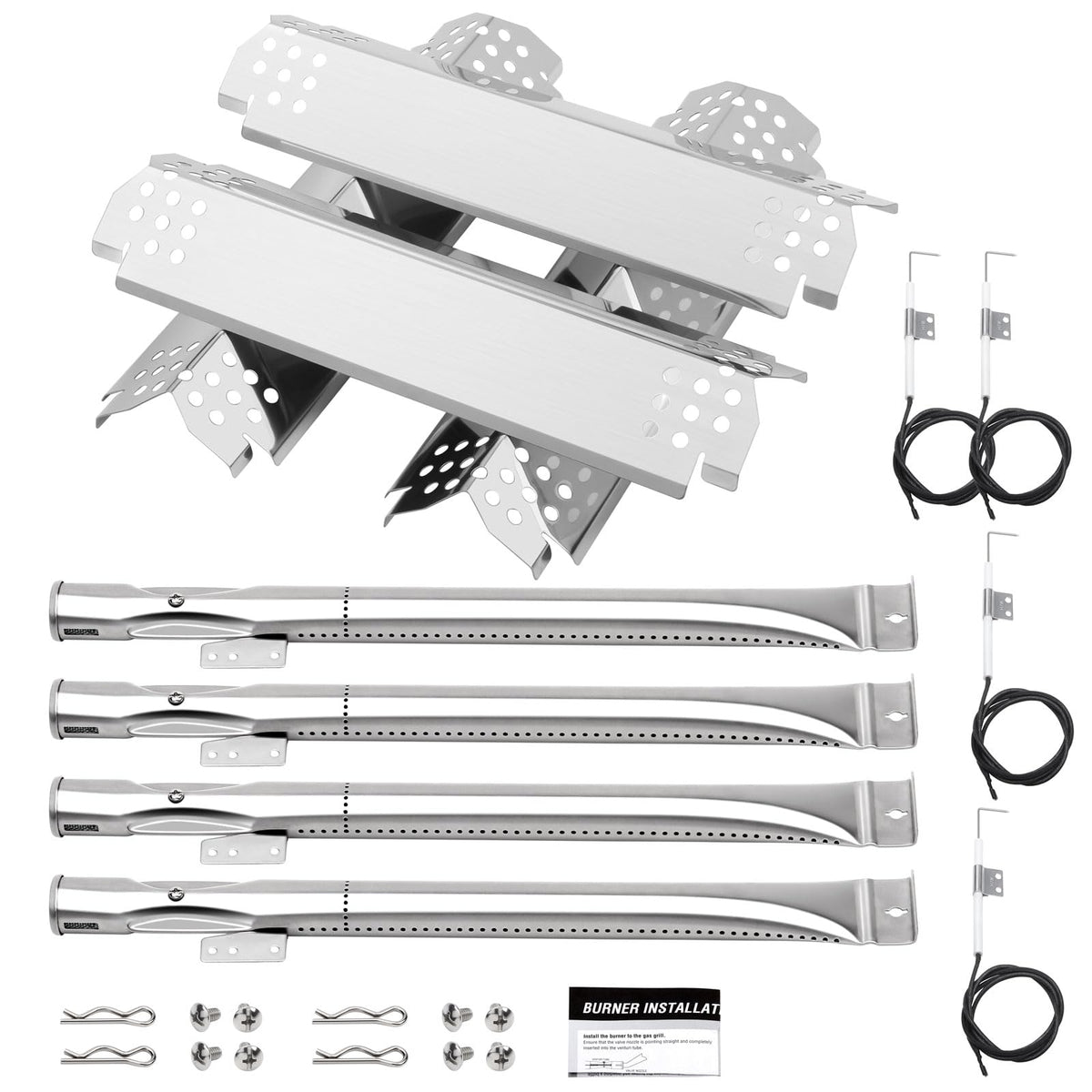Barbqtime front view kit assembled showing all replacement parts and fast benefits