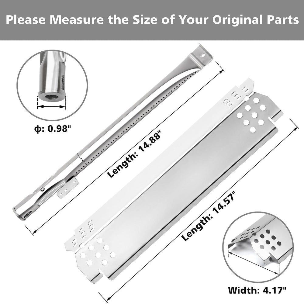Barbqtime heat plate detail showing corrosion resistance and easy cleaning