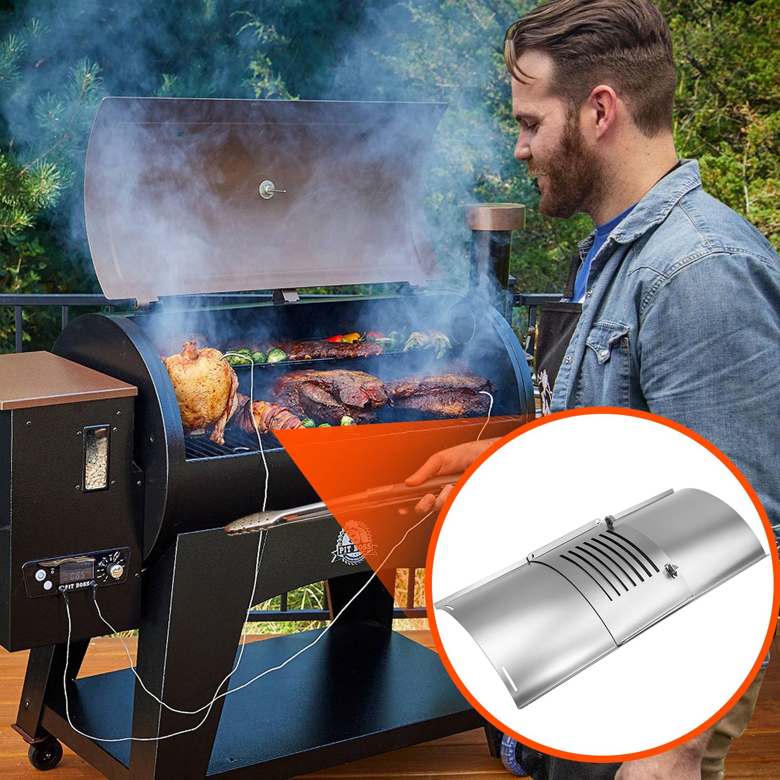 Barbqtime in backyard grill scene illustrating restored searing and consistent cooking