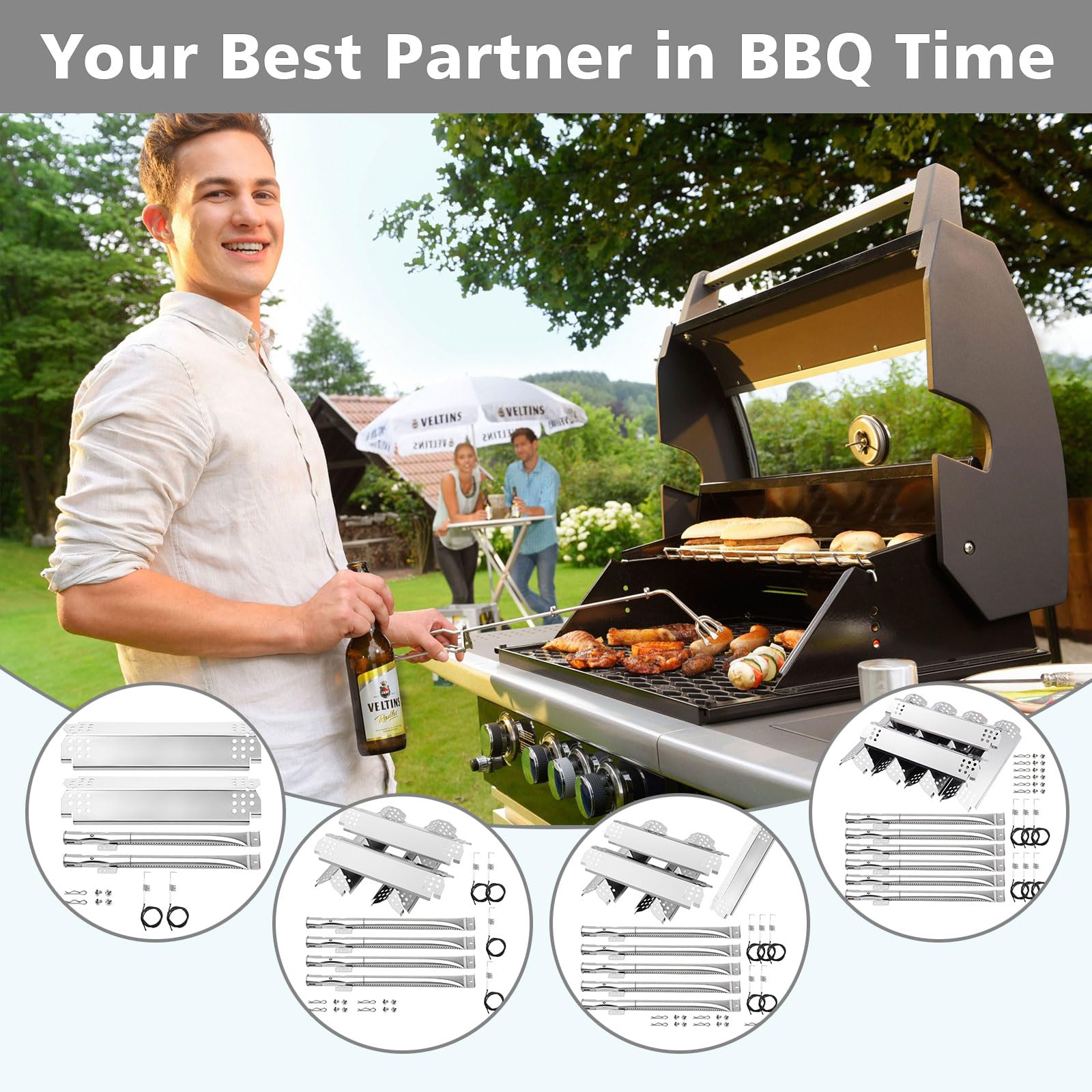 Barbqtime lifestyle grilling after replacement showing improved cooking results